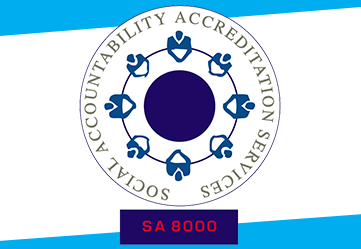 SA8000 certification logo
